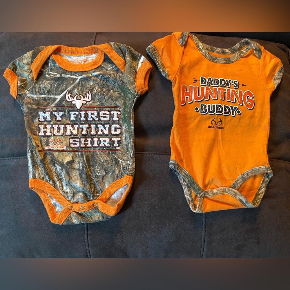 BUNDLE- Hunting/Camo infant onesies by REALTREE